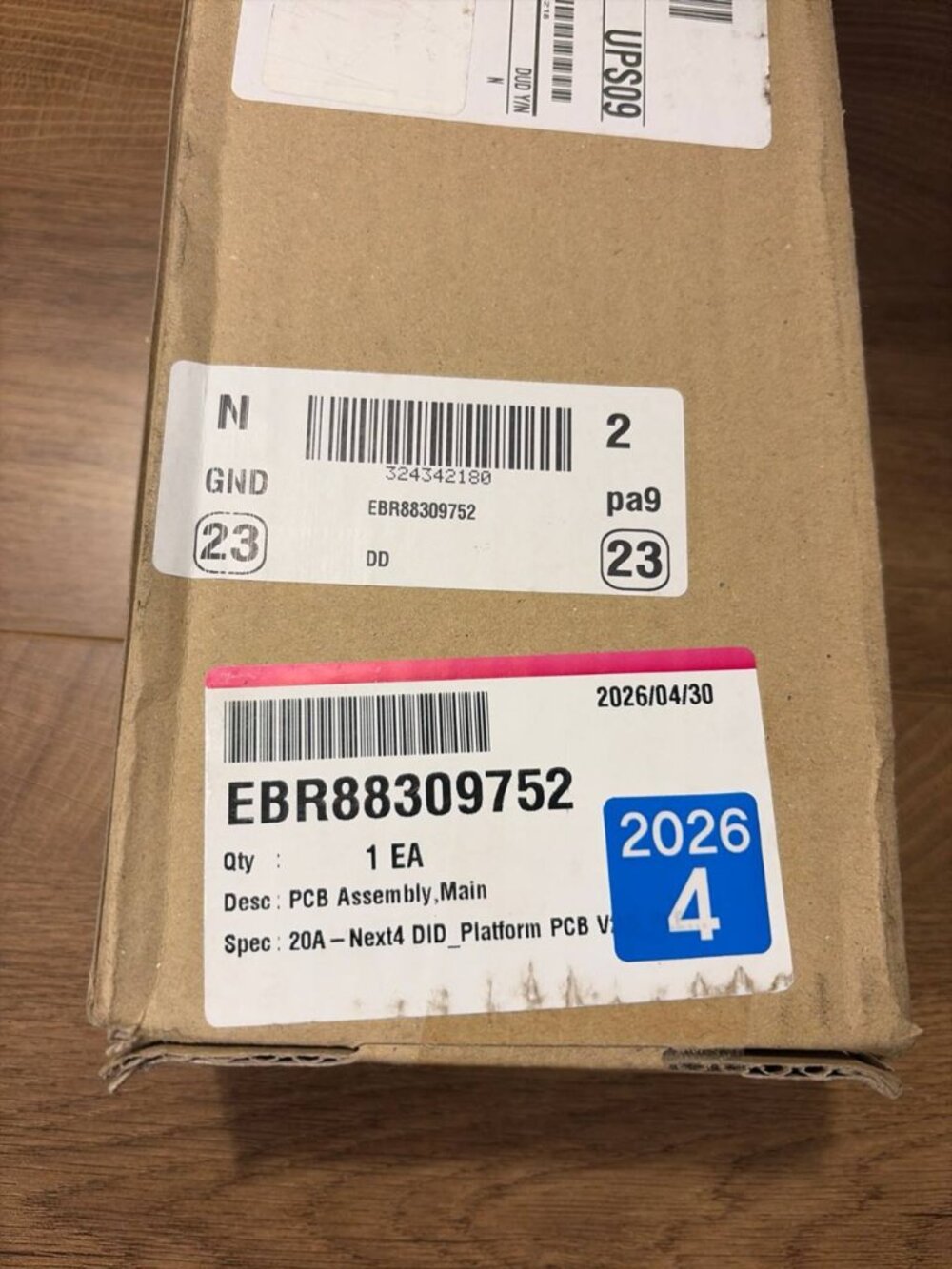 EBR88309752 control board BRAND NEW OEM